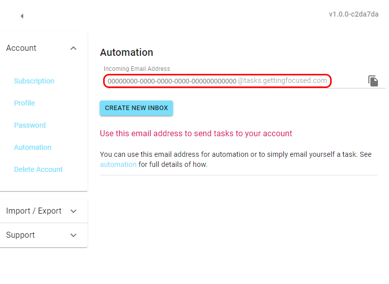 Incoming Email