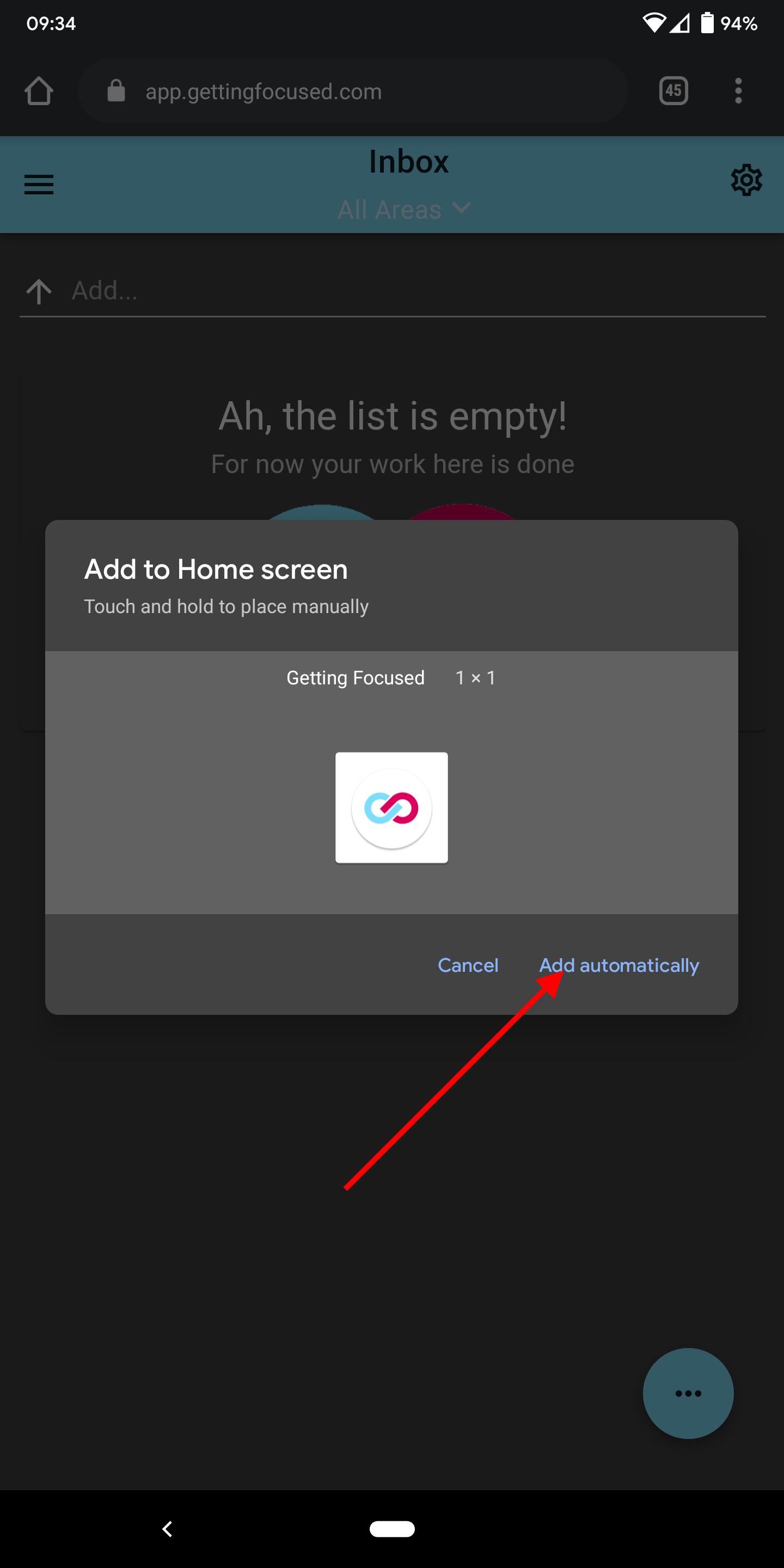 Android Add Position