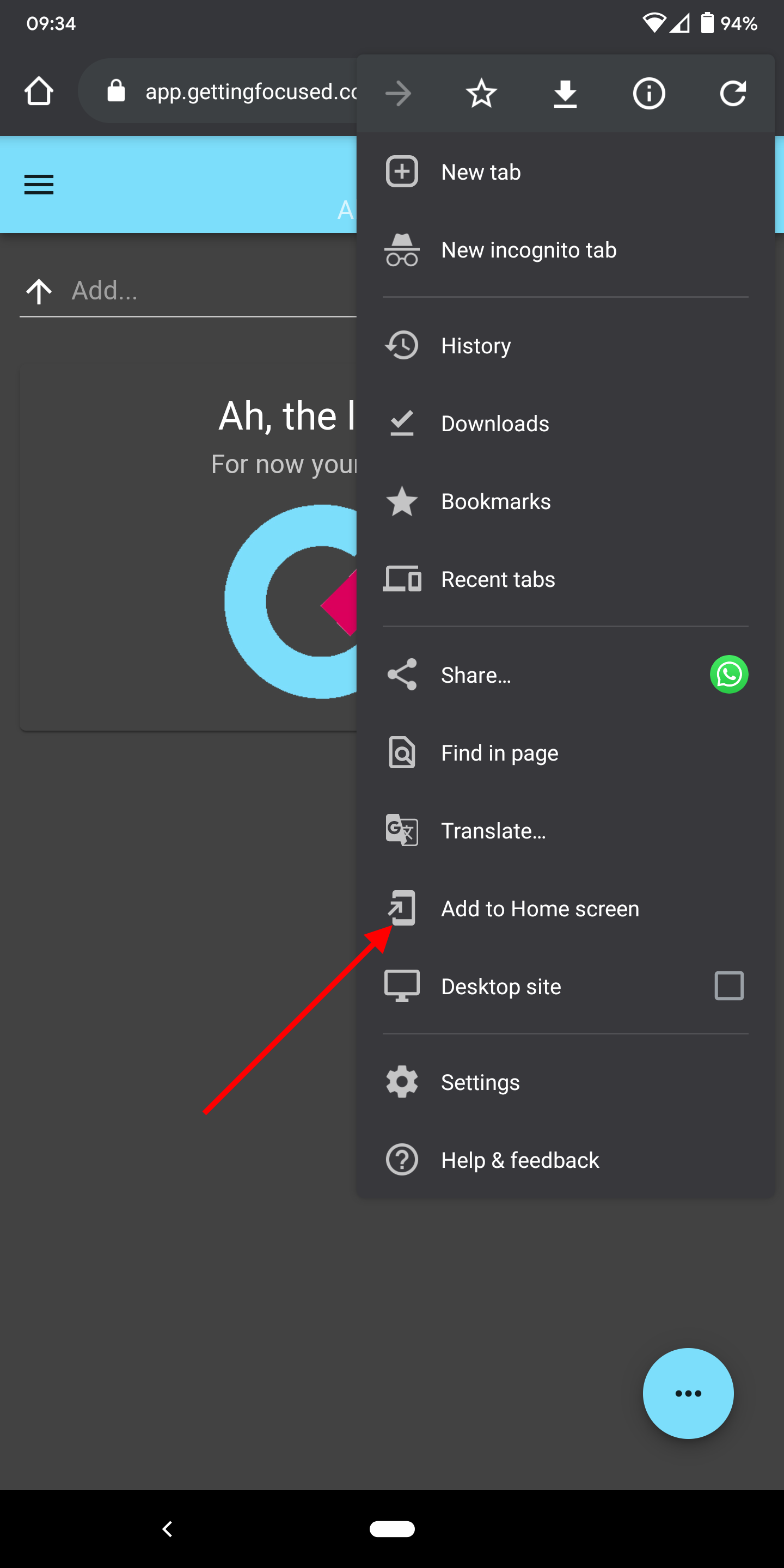 Android Add Homescreen