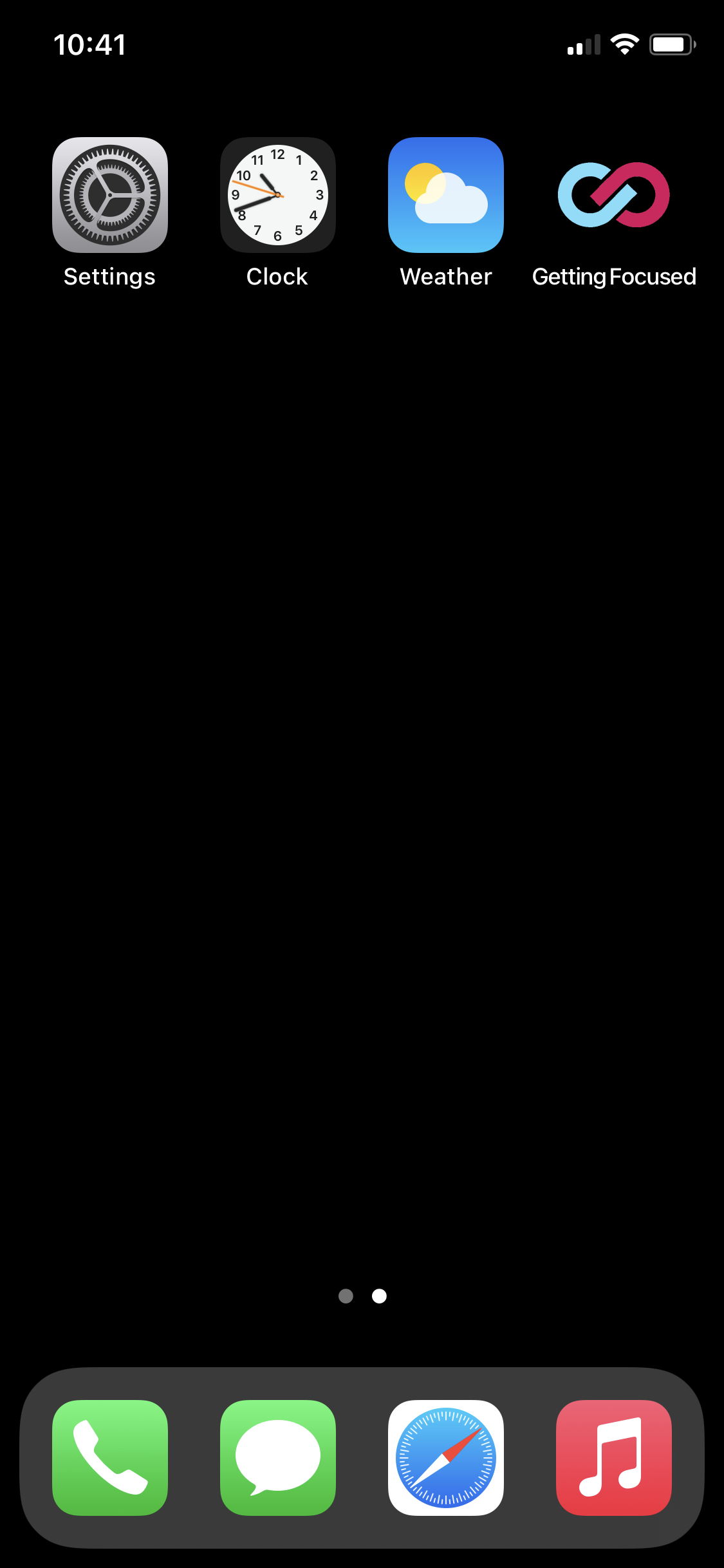 iPhone Home Screen
