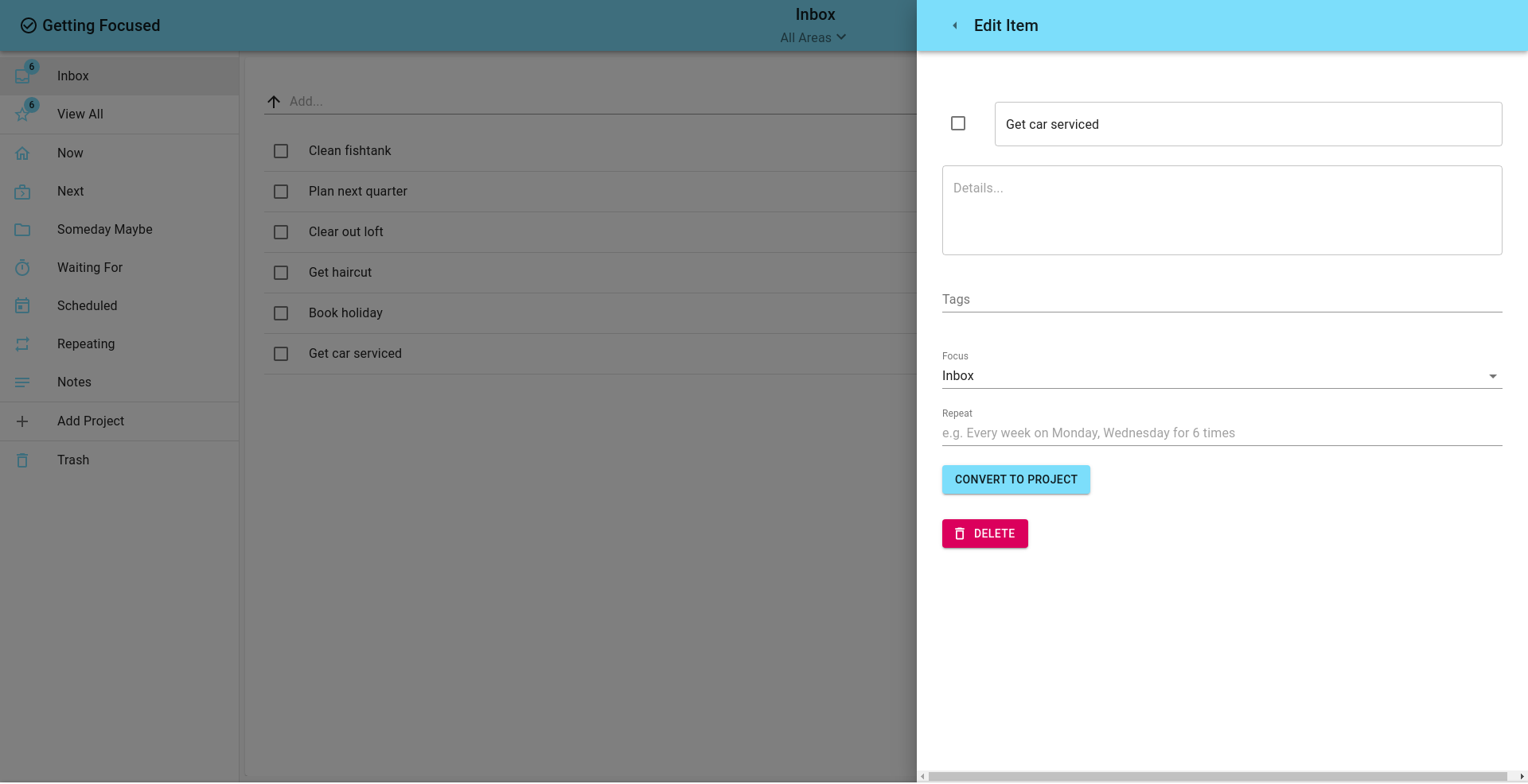 Create Project