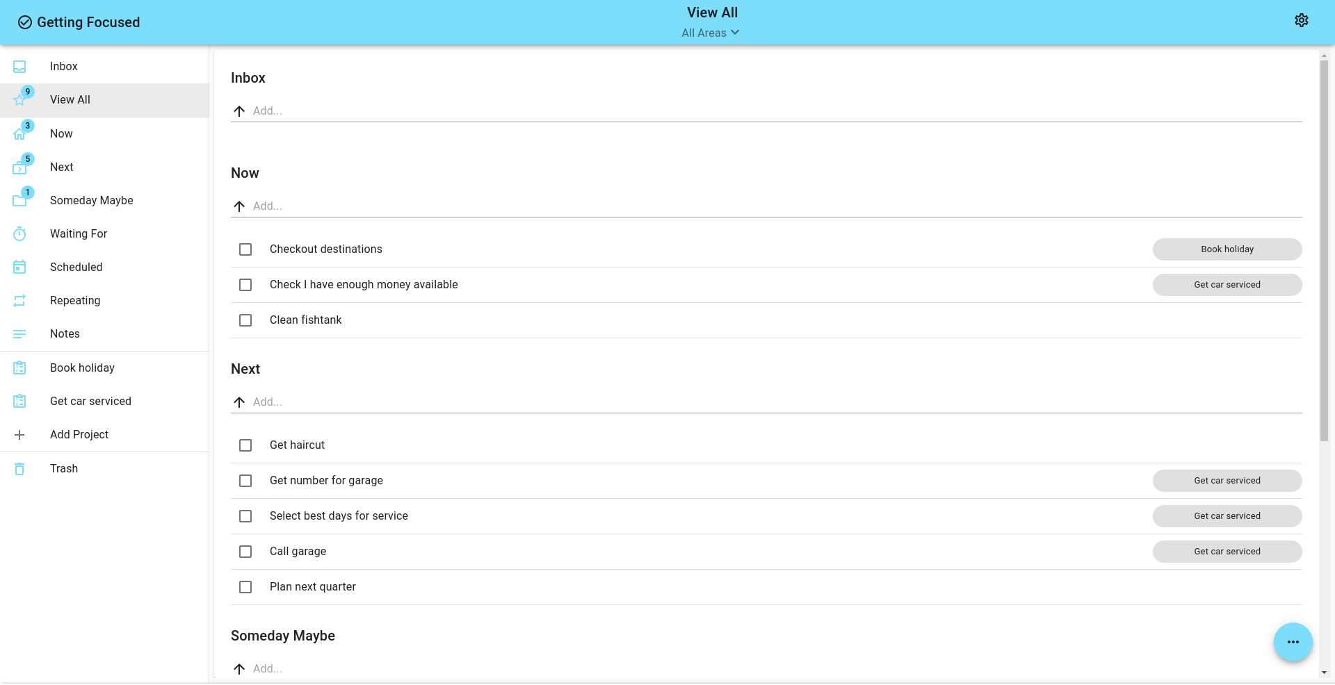Tasks
